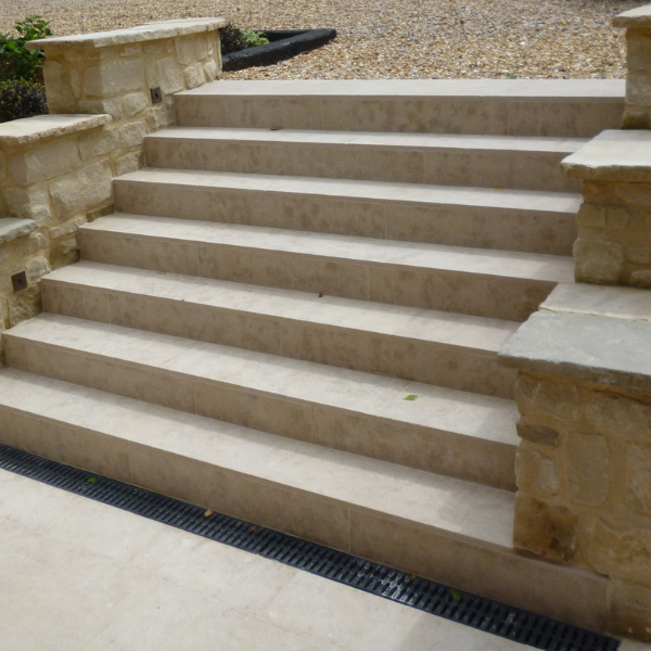 stone garden steps