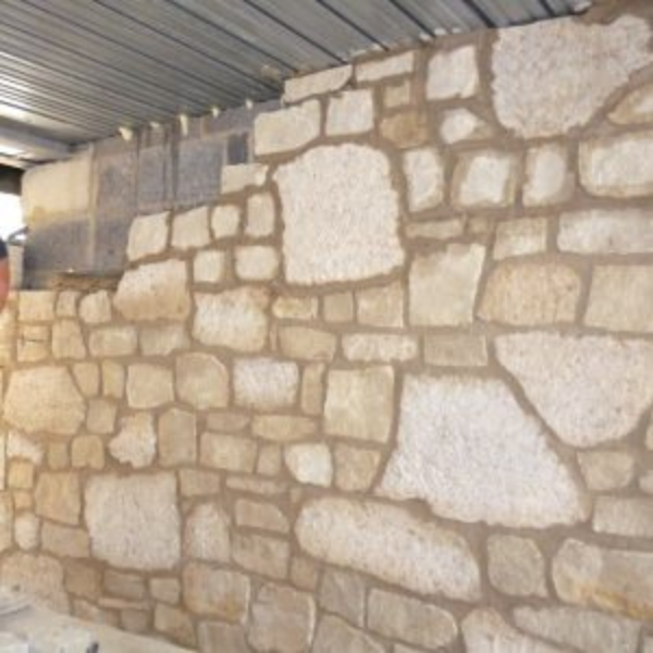 natural stone wall