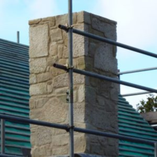 natural stone chimney